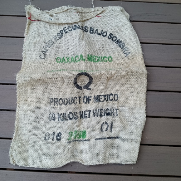 (5) Coffee Bean BURLAP Sacks -- Lot of 5 - Picture 3 of 5